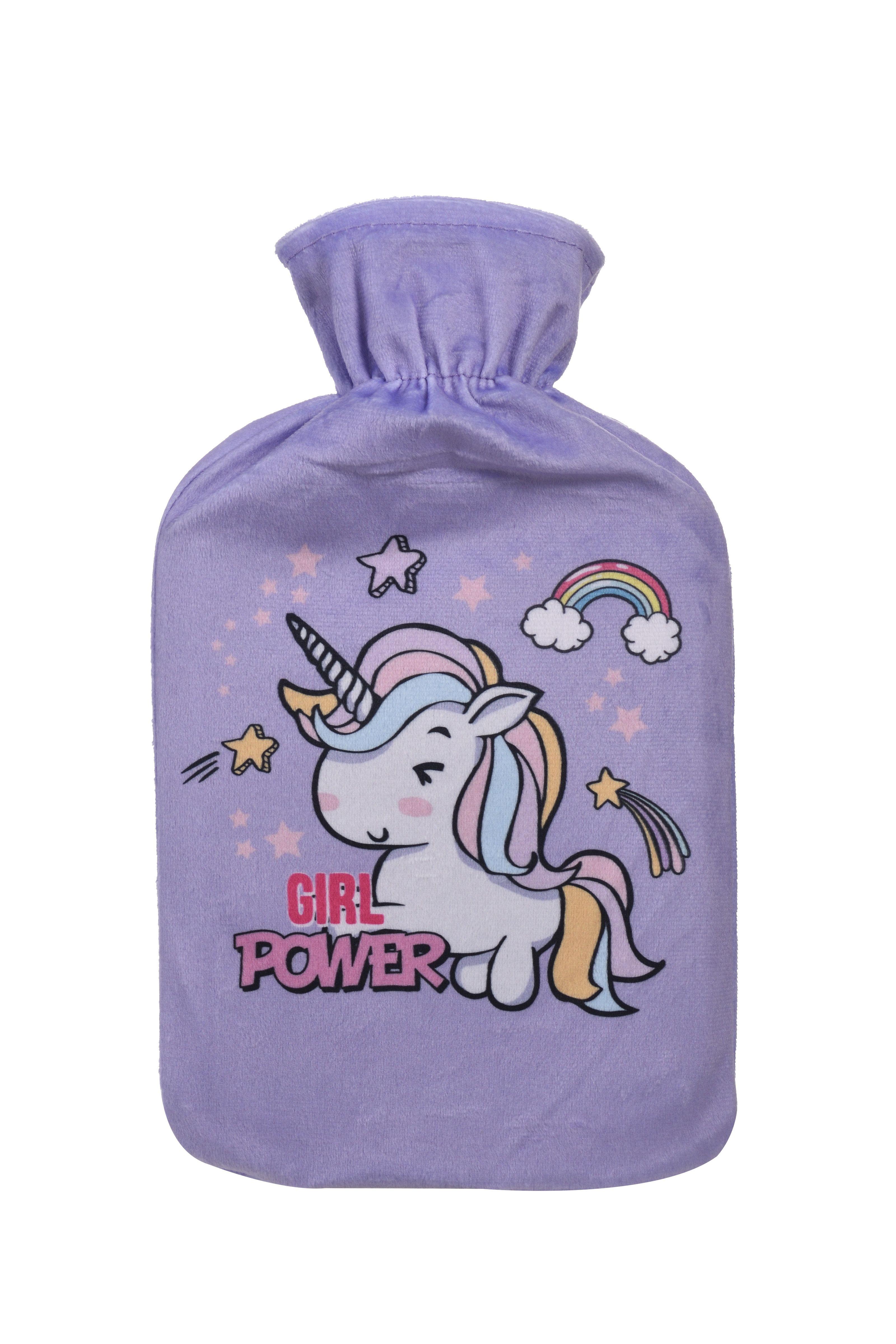 LICORNE Violet Hot Water Bottle 1L!