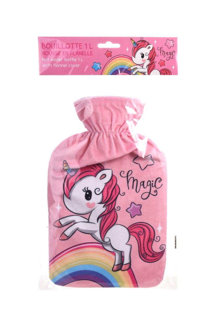 LICORNE Pink Hot Water Bottle 1 L