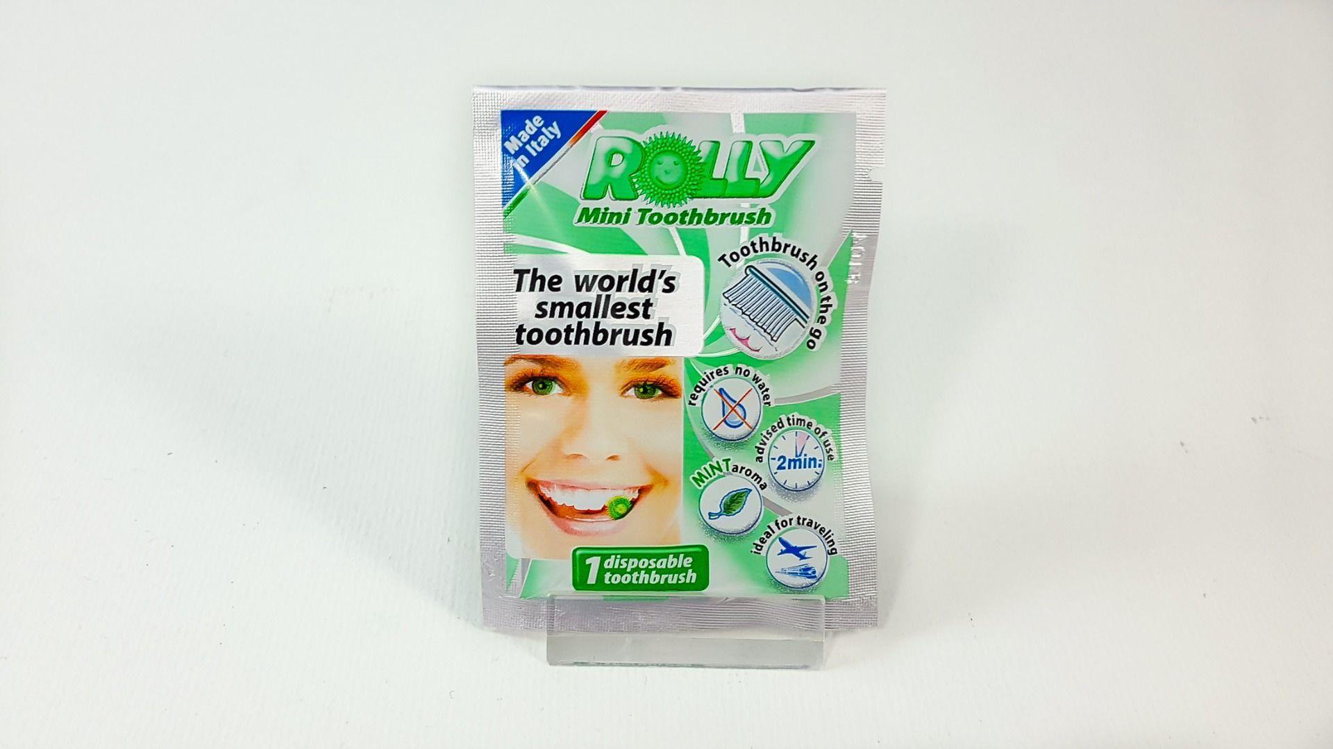 Rolly Brush DISPENSER 50 Mini disposable toothbrush