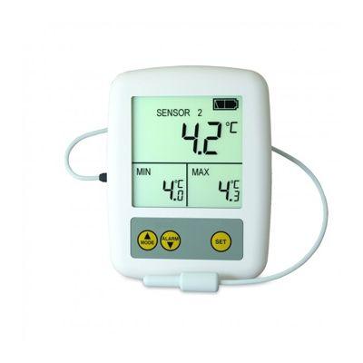 Calibrated Single Probe Dual Display Thermometer Standard (Mhra Compliant)