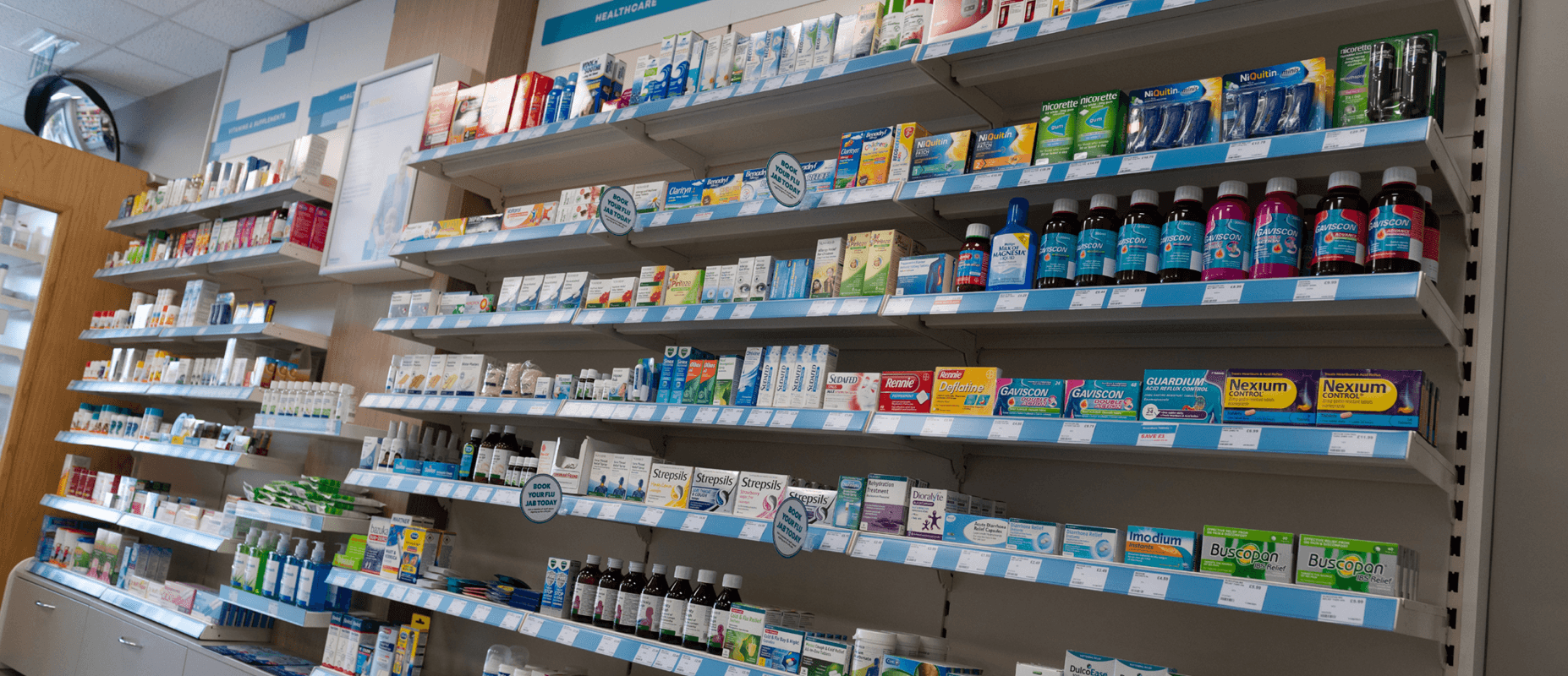 Pharmacist Shelves