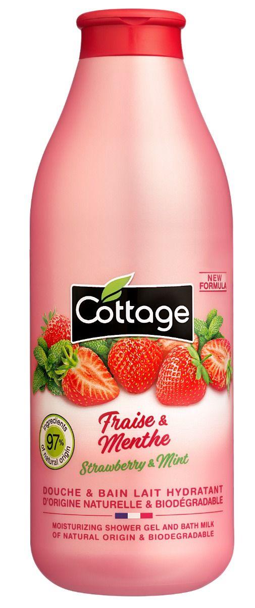 Moisturising Shower Gel & Bath Milk Strawberry & Mint 750ml