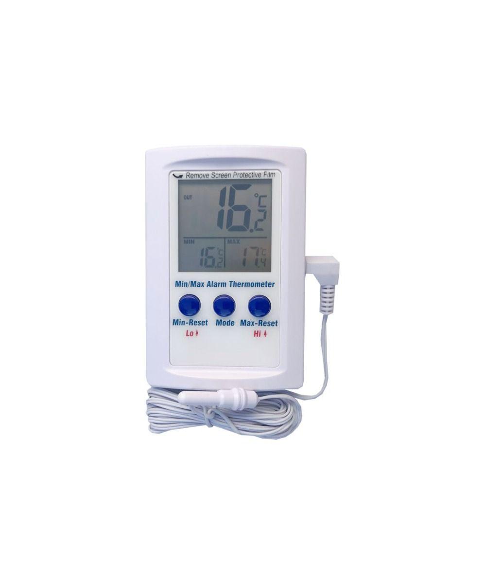 Denward Ultra-Low Calibrated Dual Display Max/Min In/Out Thermometer (Mhra Compliant)