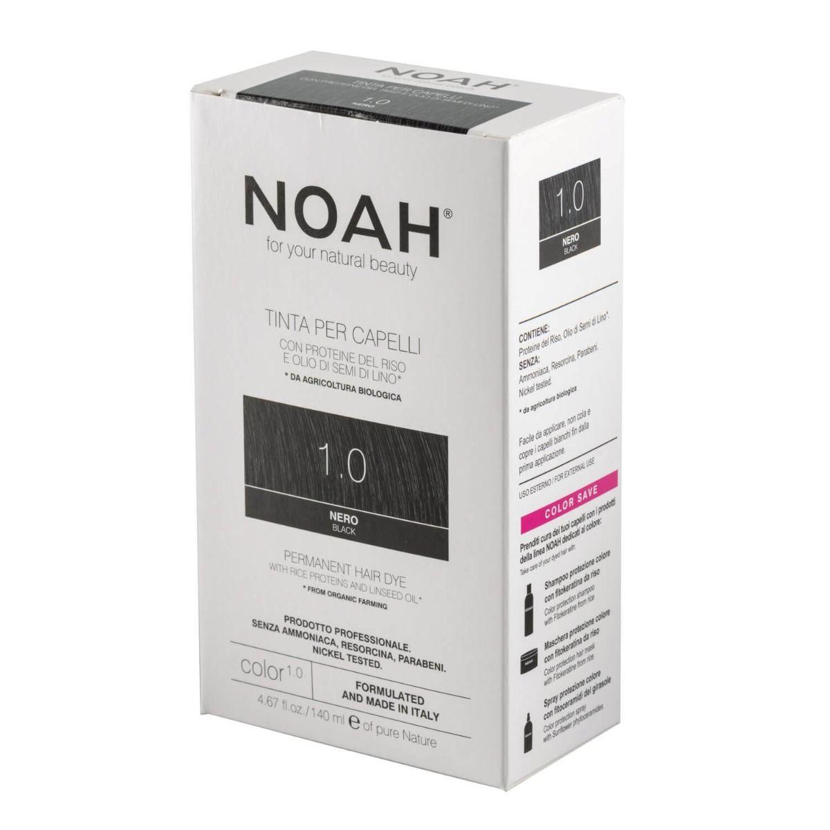 Noah 1.0 Permanent Hair Colour Black 140ml