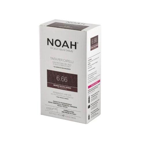 Noah 6.66 Permanent Hair Colour Dark Brown Red 140ml