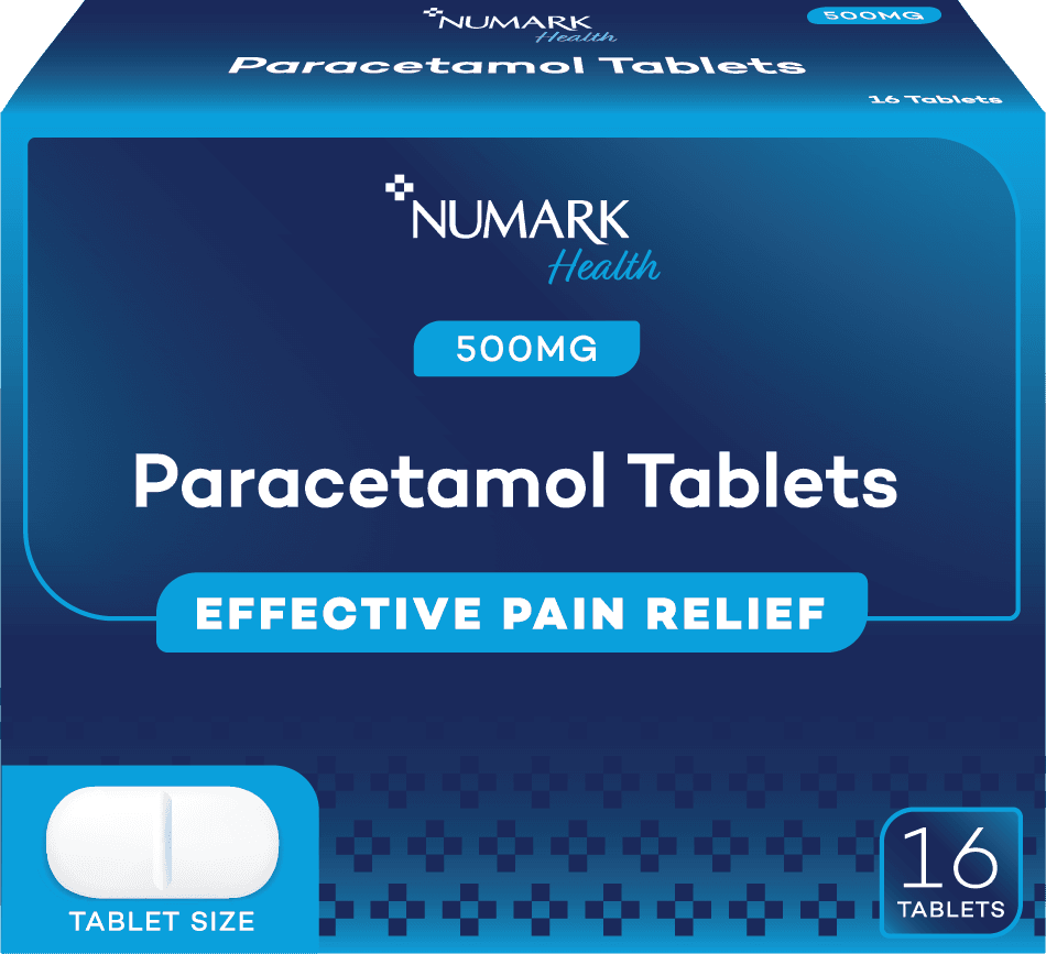 Numark (Tertiary) Paracetamol 500mg Caplets 16's