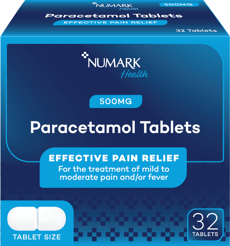 Numark (Tertiary) Paracetamol 500mg Caplets 32's