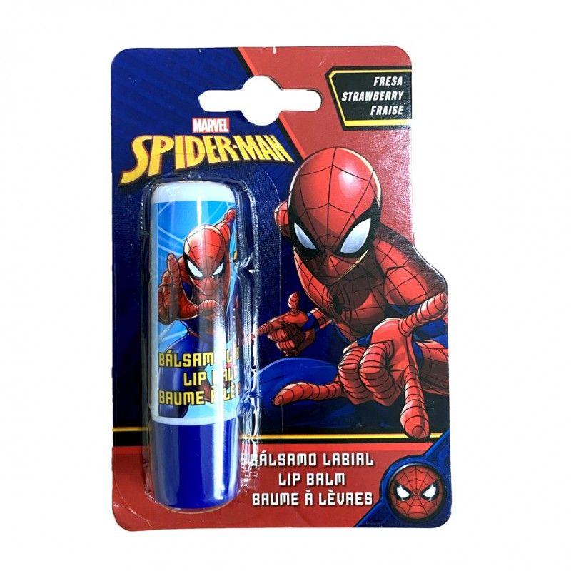 Marvel Spiderman Superhero Strawberry Flavour Lip Balm – Moisturizing & Hydrating Formula | Natural & Dermatologically Tested | Perfect for Kids & Adults, 4g