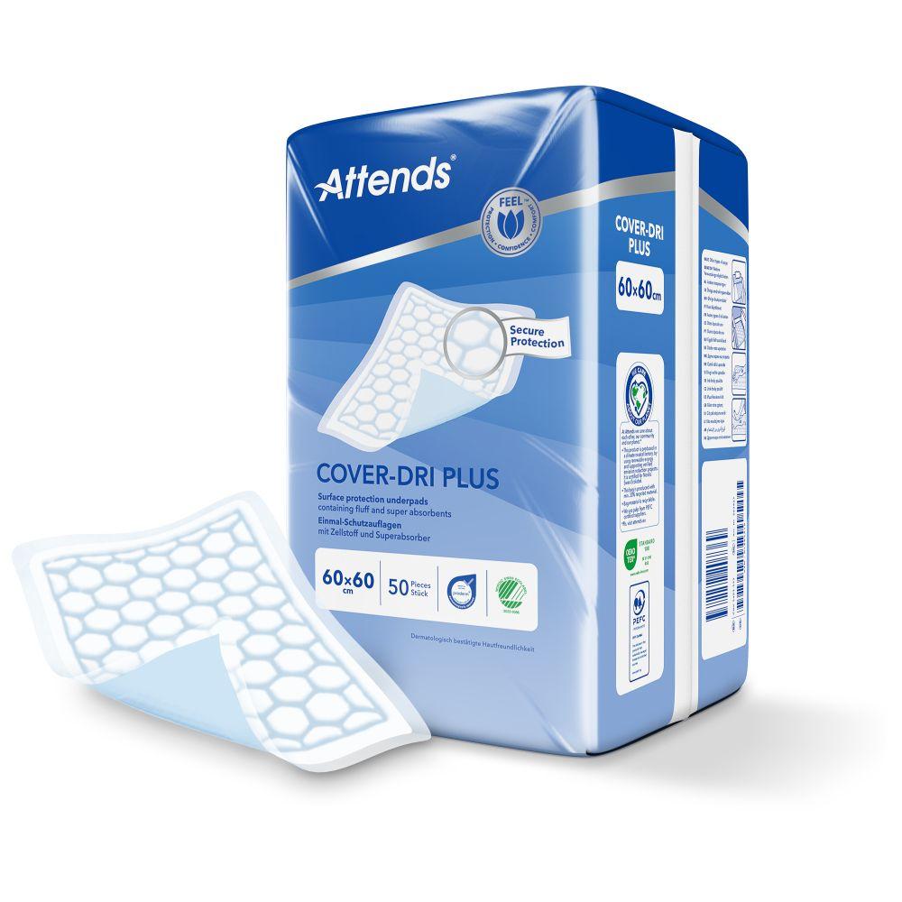 Attends Cover-Dri Plus 60 x 60cm 50's