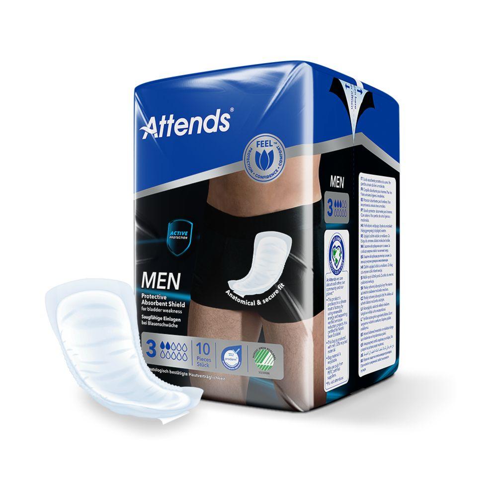 Attends Men 3 Protective Absorbent Shield