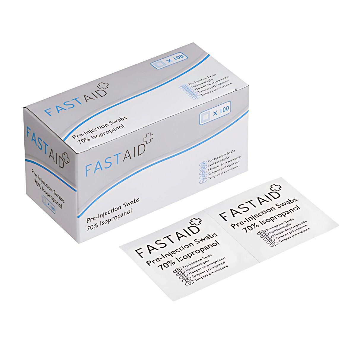 Preinjection alcohol swabs, individually wrapped, 70% IPA