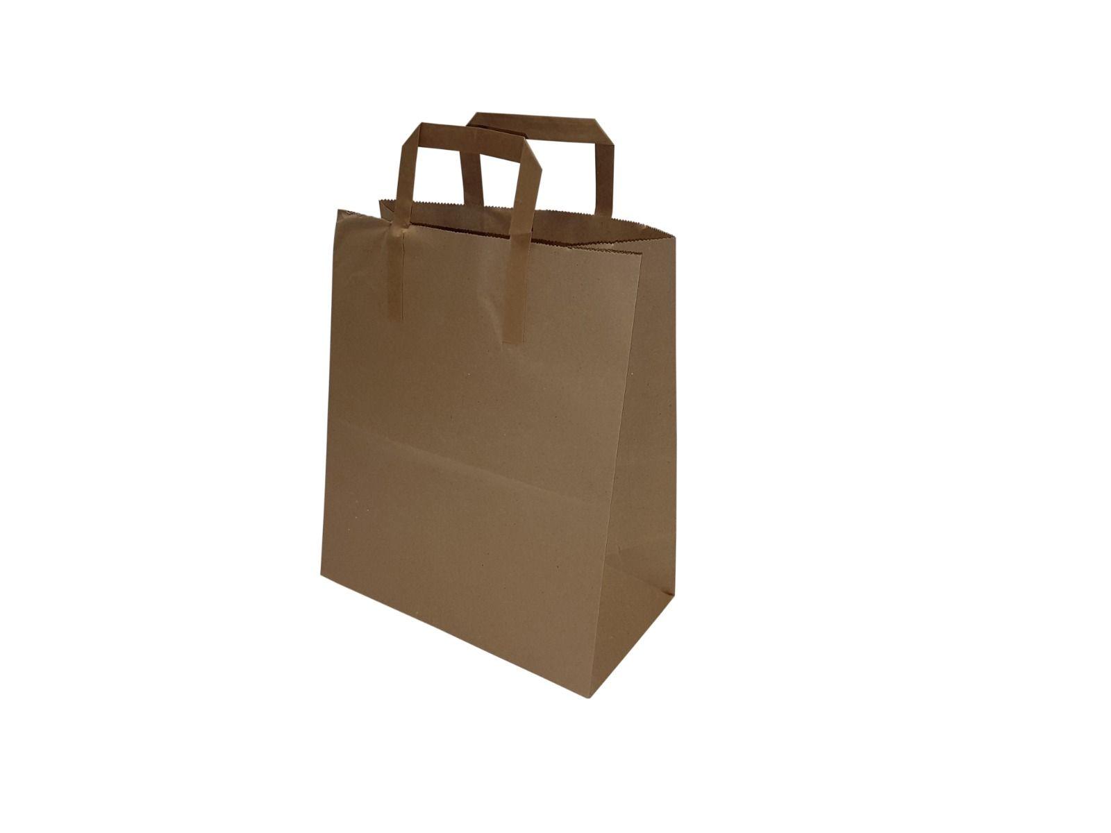 BBH1015 ProPac Brown Kraft Bag h300xw250xg135mm