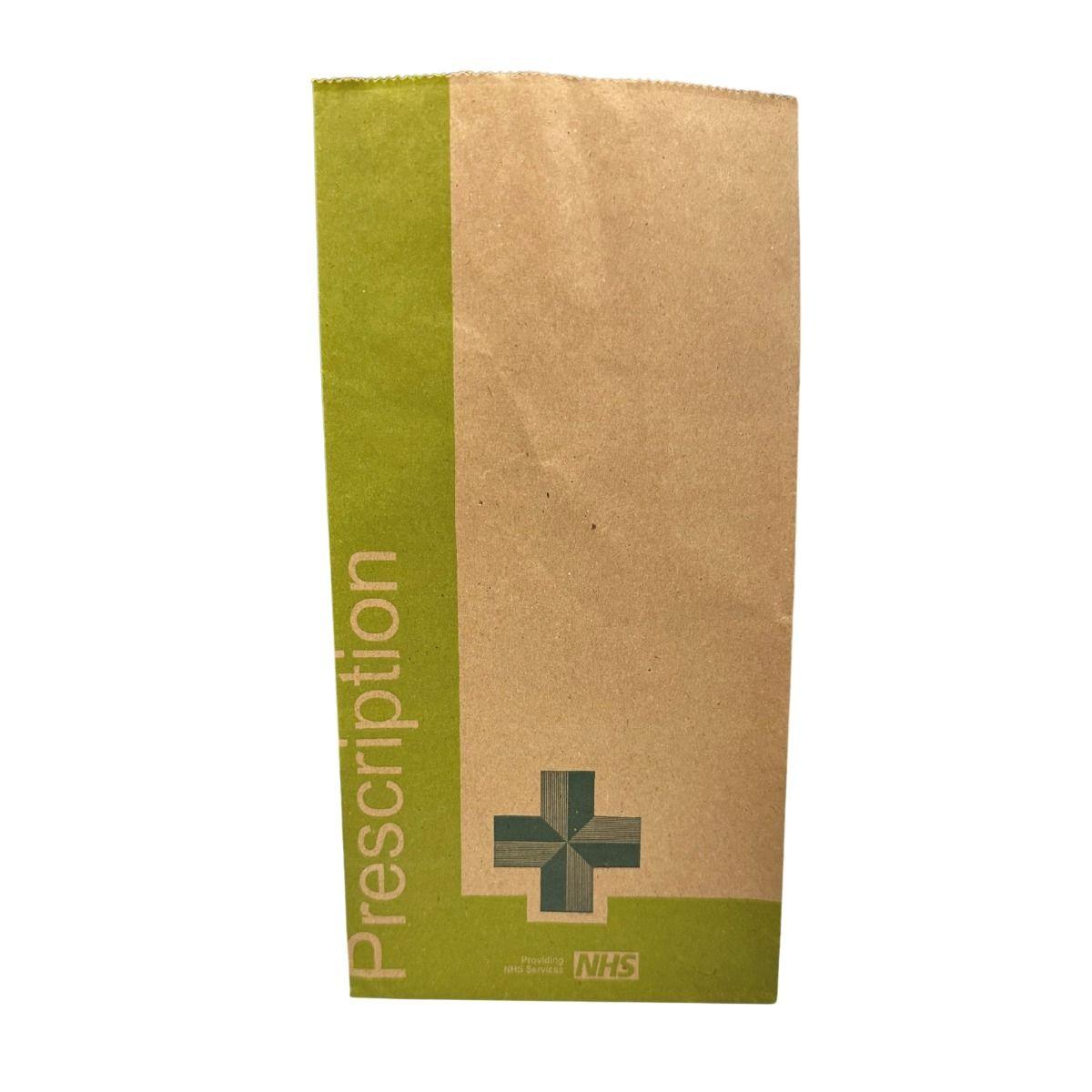 ProPac  NHS Paper Brown Prescription Bags - h250 x w125 x g80mm