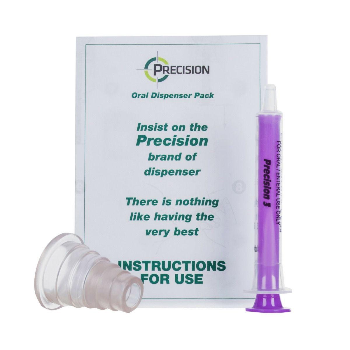 Precision Purple Oral Syringes - 5ml - With Bung & Instruction Leaflet