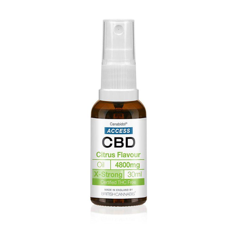 ACCESS CBD OIL CITRUS 4800MG Case Size 4