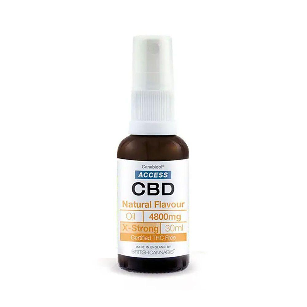 ACCESS CBD OIL NATURAL 4800MG Case Size 4