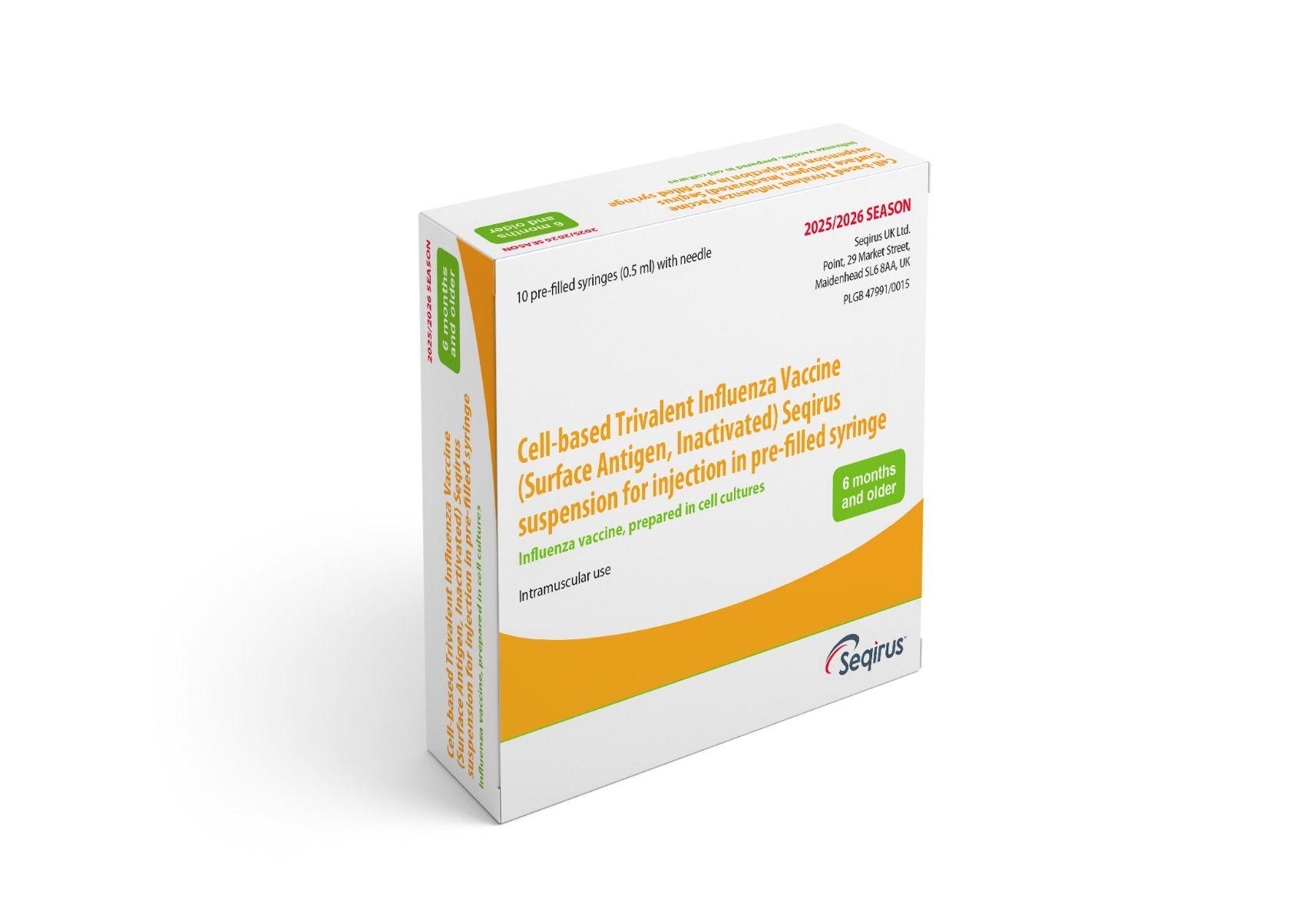 Seqirus Cell-grown Trivalent (10 Vaccines)