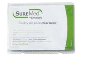 CL01-B Weekly Pill Pack Clear Basic (250)