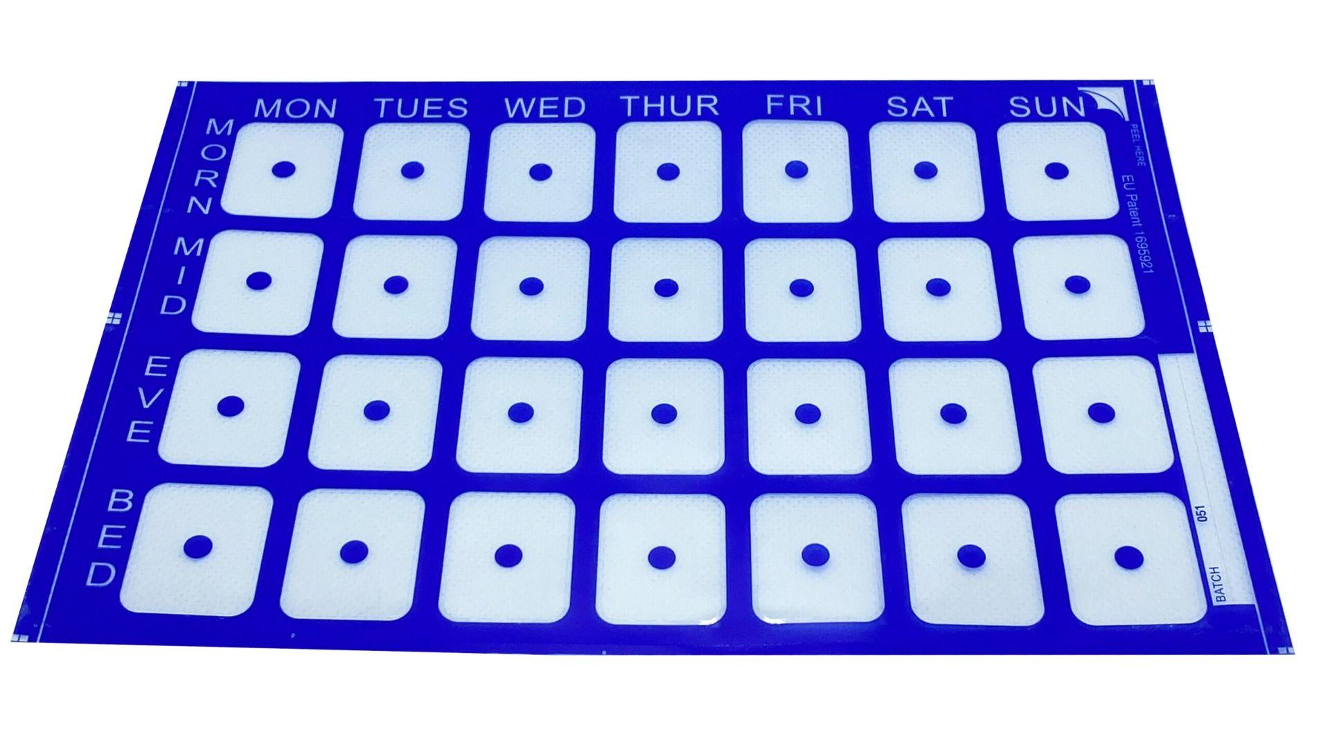CL04 Weekly Pill Pack Clear Spare Seals (20)