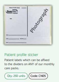CN05 Patient Profile Stickers (250)