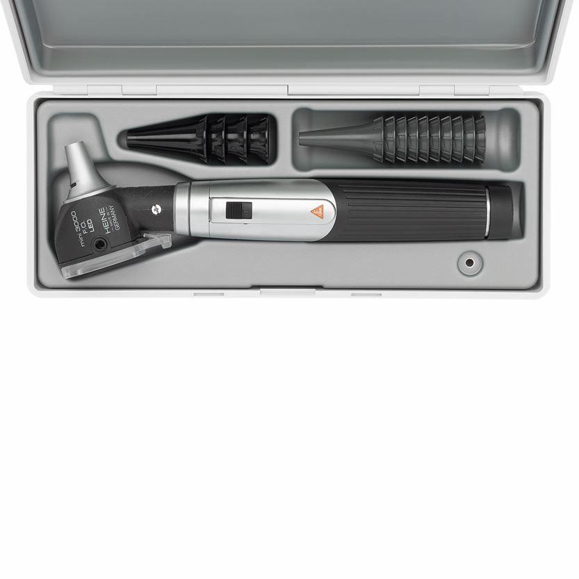 Heine Mini 3000 LED F.O. Otoscope + Tips Set
