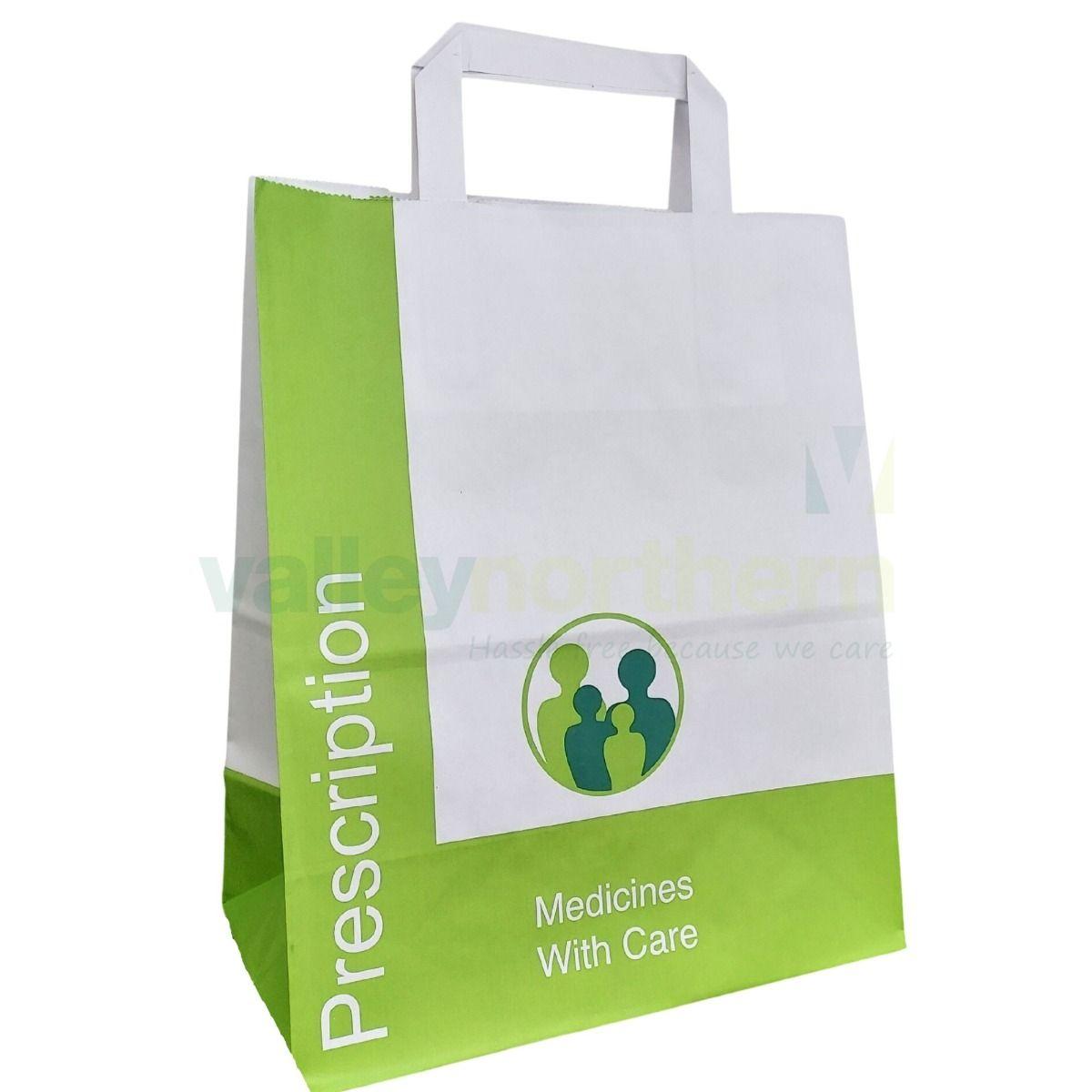 ProPac Non-NHS Paper Carrier Bags (h)320 x (w)250 x (g)110mm Pack of 250