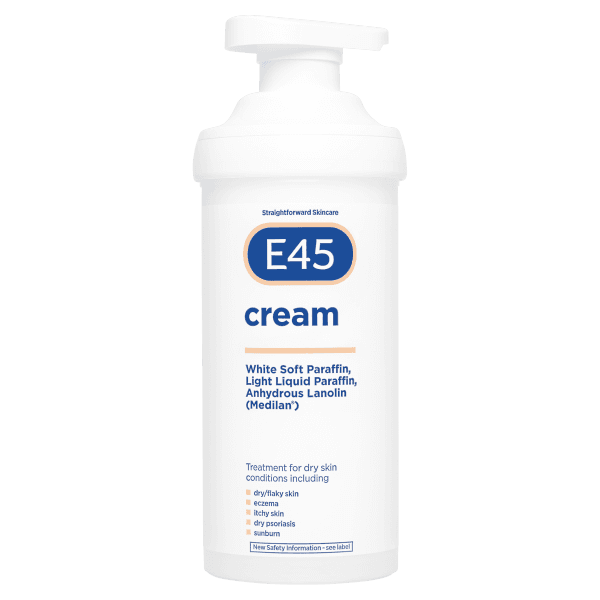 E45 Cream Pump 500g
