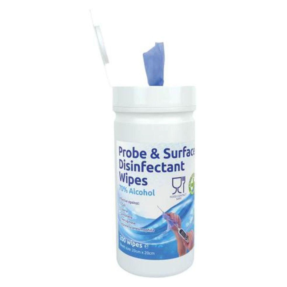 ESW200 DISINFECTANT WIPES 70% ALCOHOL 200 WIPES PER TUB