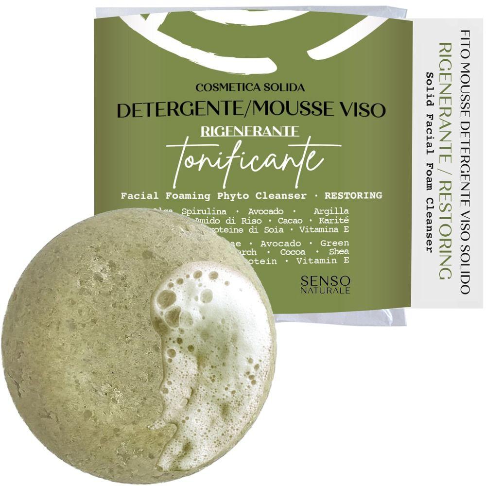 Solid Face Regenerating Phyto Mousse Face Cleanser 28g