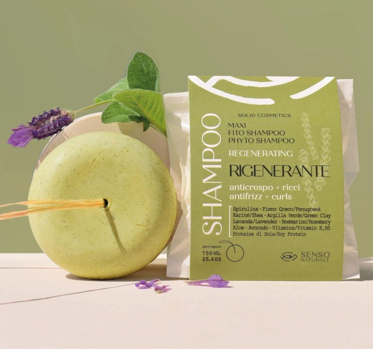 Solid Phyto Regenerating Shampoo 65g