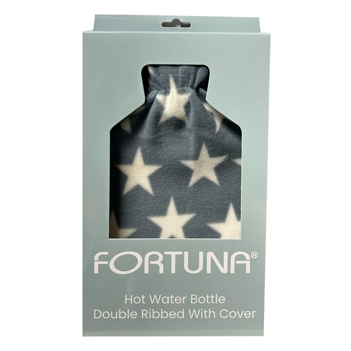 Fortuna Hot Water Bottle with Fleece Cover Stars