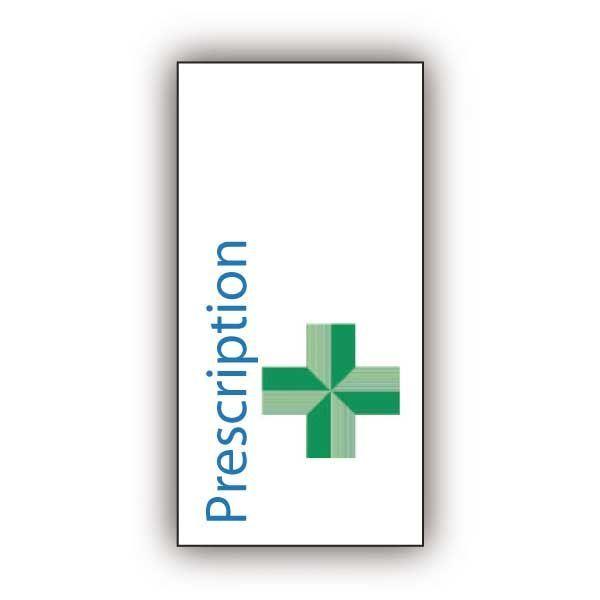 Fortuna 247x88x127mm Prescription Bags Paper (1000Pcs)