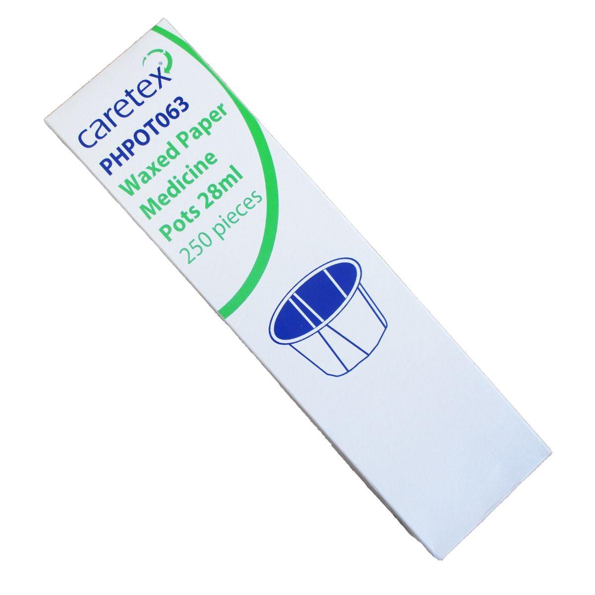 Fortuna Waxed Paper Medicine Pots 28ml (Pk250)