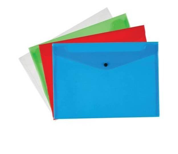 Q-Connect Polypropylene Document Folder A4 Assorted (12 Pack) KF03599
