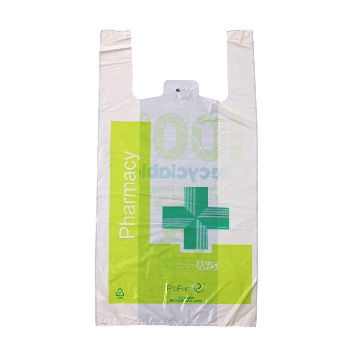 ProPac  Lightweight Plastic Carrier Bags NHS - h550 x w300x g450mm