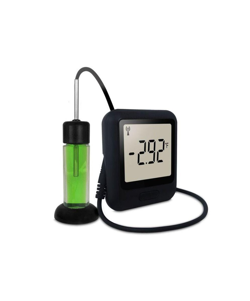 Denward Calibrated Wifi Temp & Hum Data Logging Sensor With Glycol Probe Freezer (Mhra Compliant)