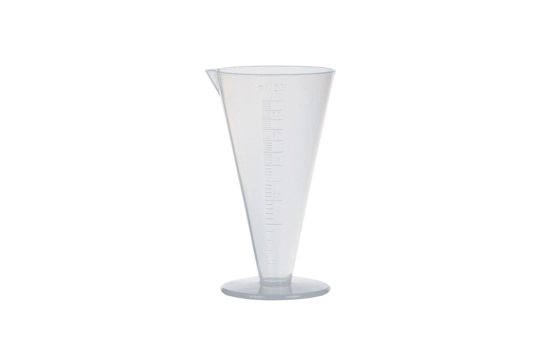 MCMP100 Precision Plastic Conical Measure 100ml