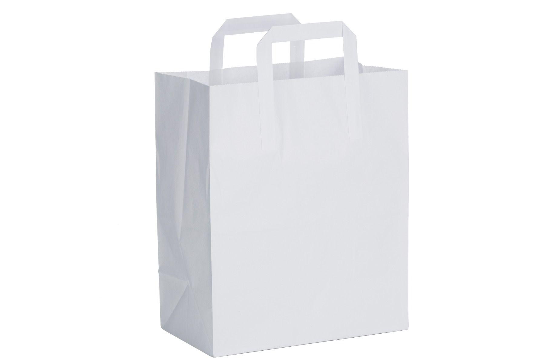 MLWB250 ProPac White Paper Bag h297xw250xg140mm