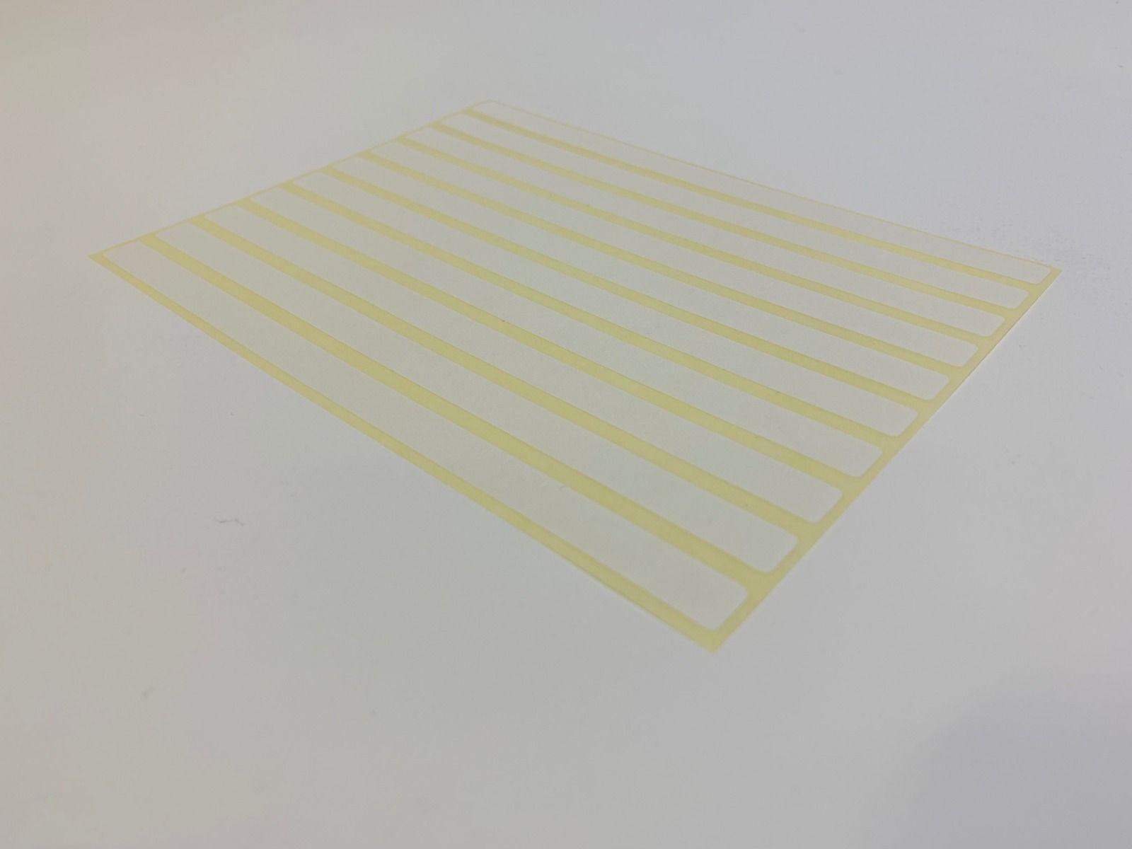 N37 UNPRINTED DOSE INT STICKER(100)