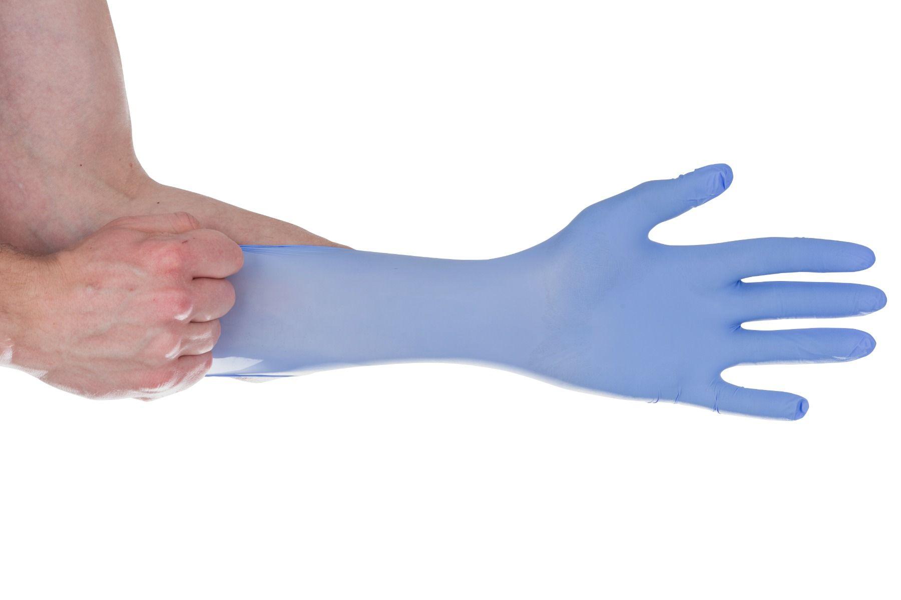NPFS Nitrile Powder Free Gloves S