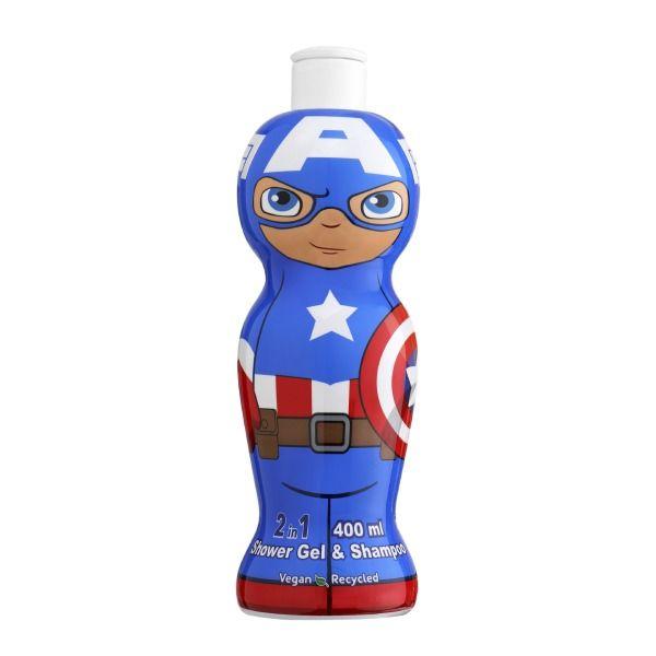 Captain America 1D Shower Gel & Shampoo 2 in 1 400 ml