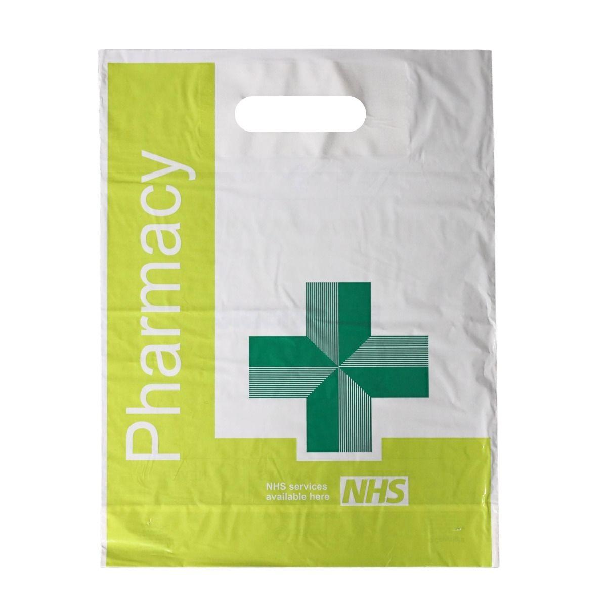 ProPac  Plastic Pharmacy Carrier Bags NHS - h500 x w405 x g120mm