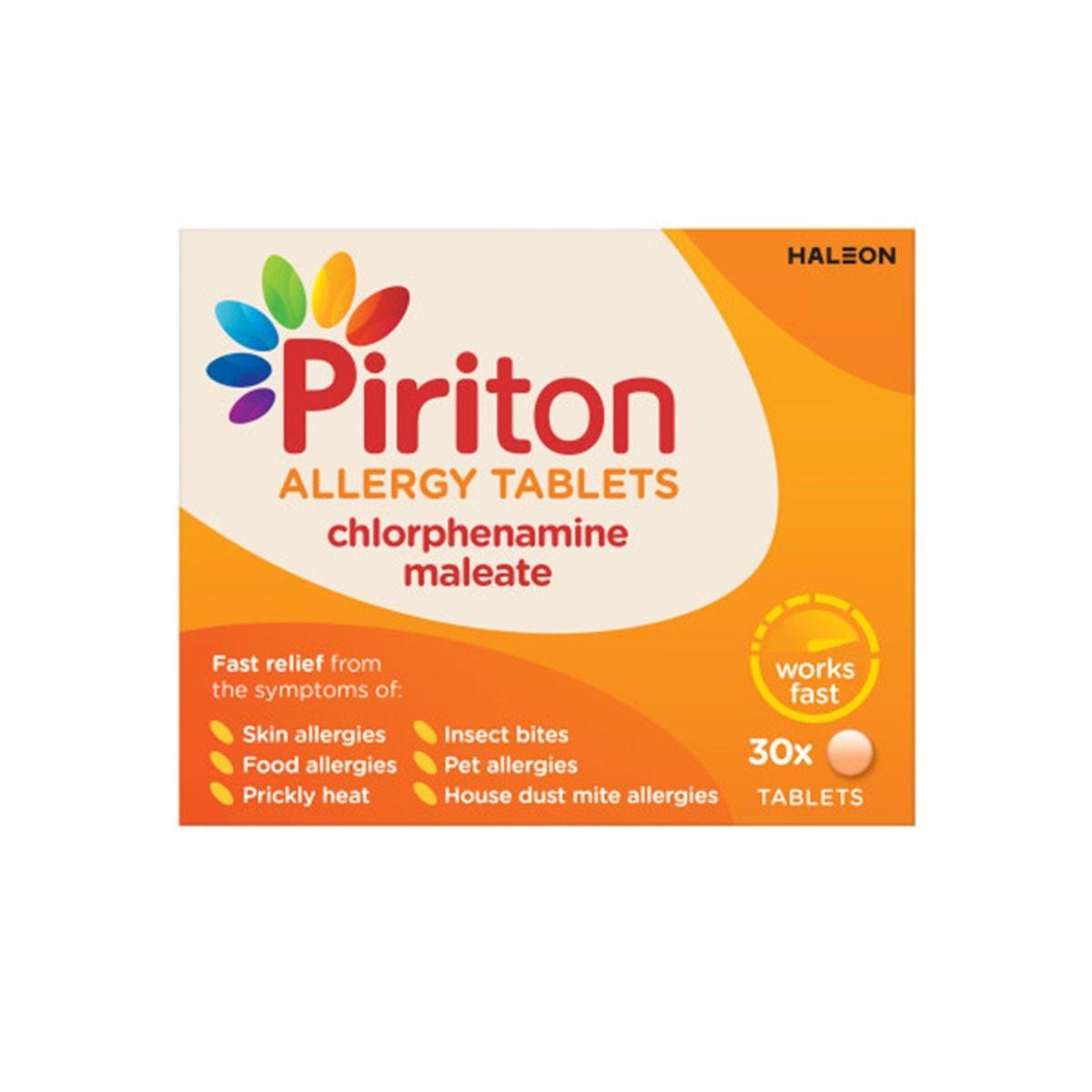 Piriton Tabs 4mg 30