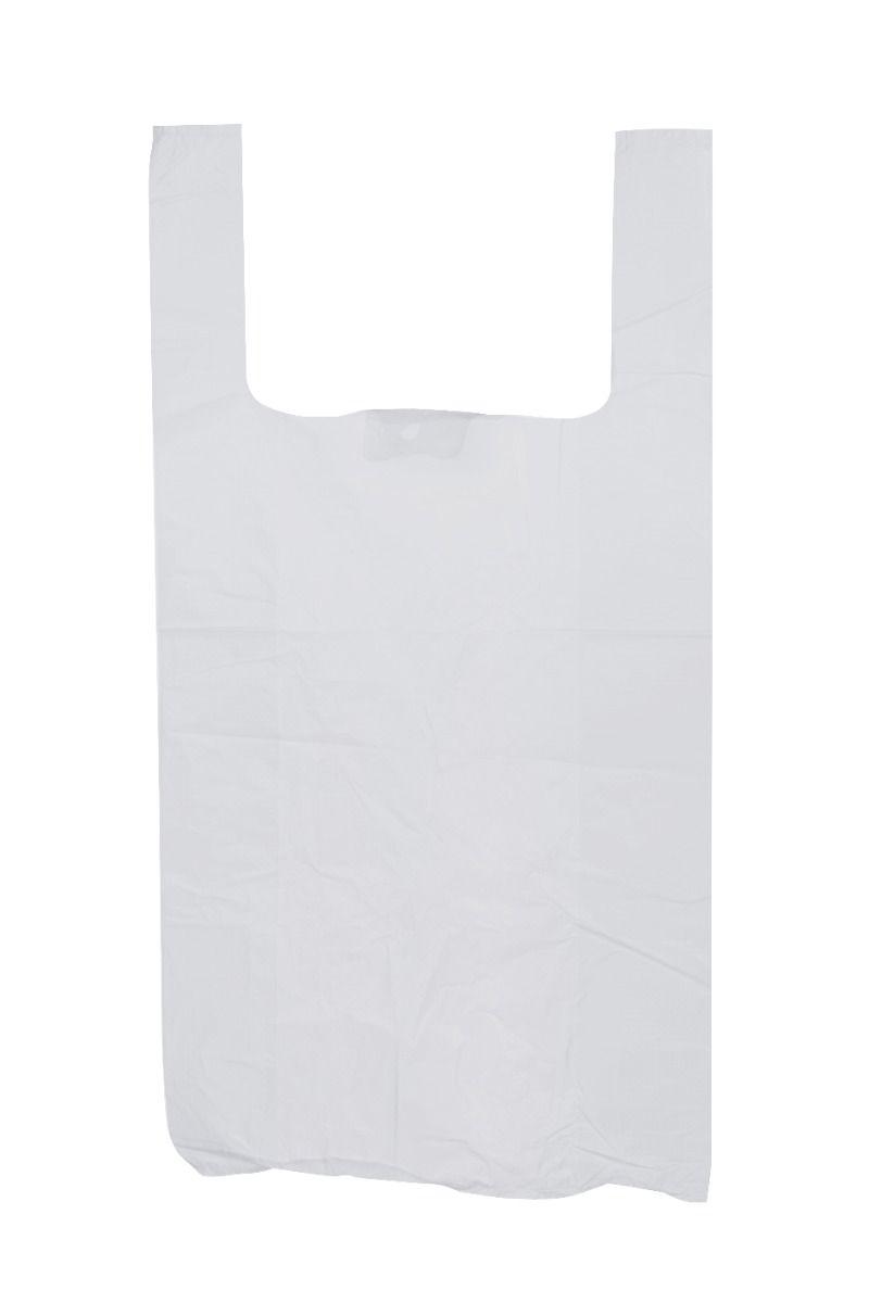 ProPac  White Vest Carrier Bags - h510 x w272 x g140mm