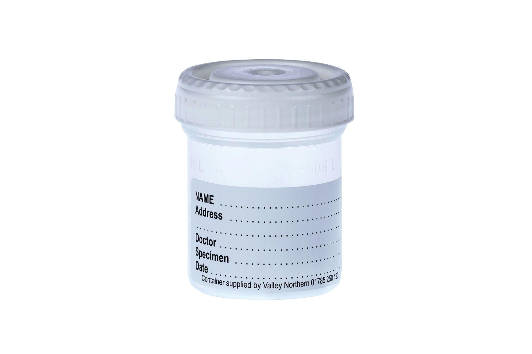 Precision  Sample Bottles - 60ml  Universal Specimen Urine Container