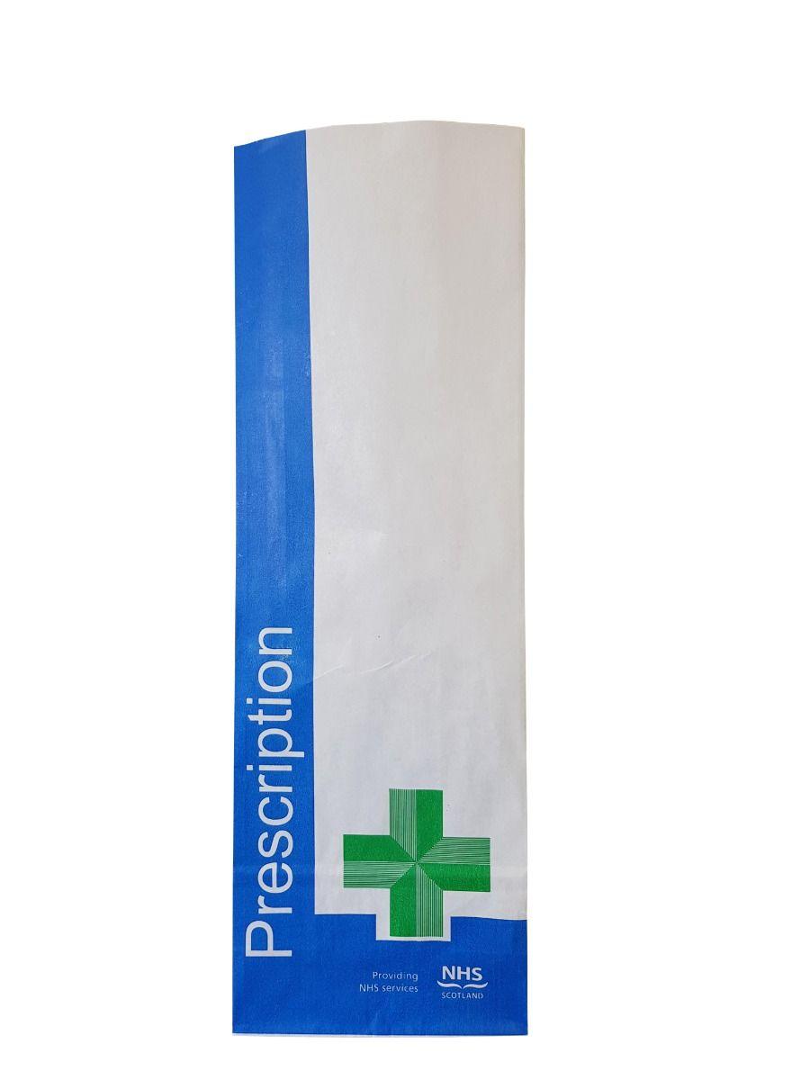 ProPac 90x50x280mm NHS Scotland Prescription Bags