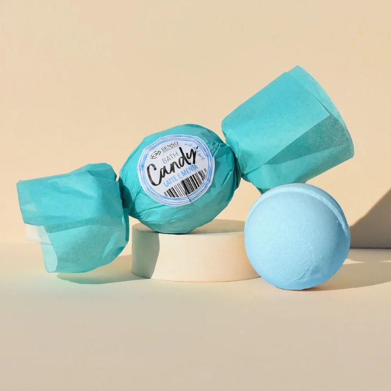 Bath Bomb Candy Milk and Mint 110g