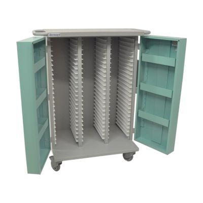 Denward 72 Tray Medication Trolley Large