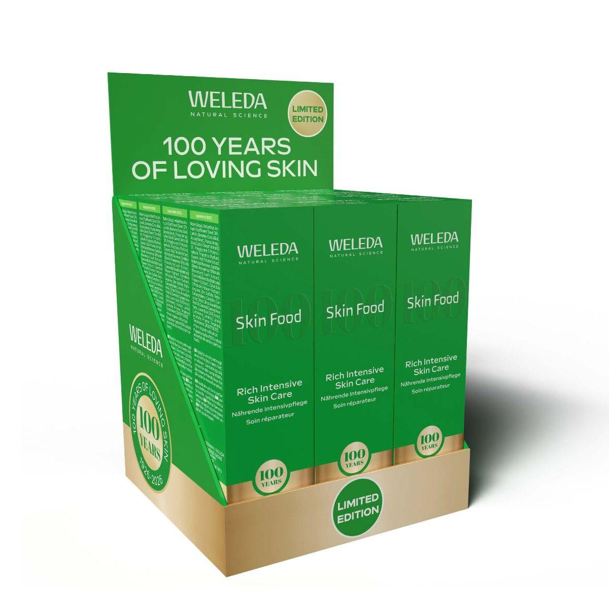 Weleda Skin Food 100 Year Merchandiser