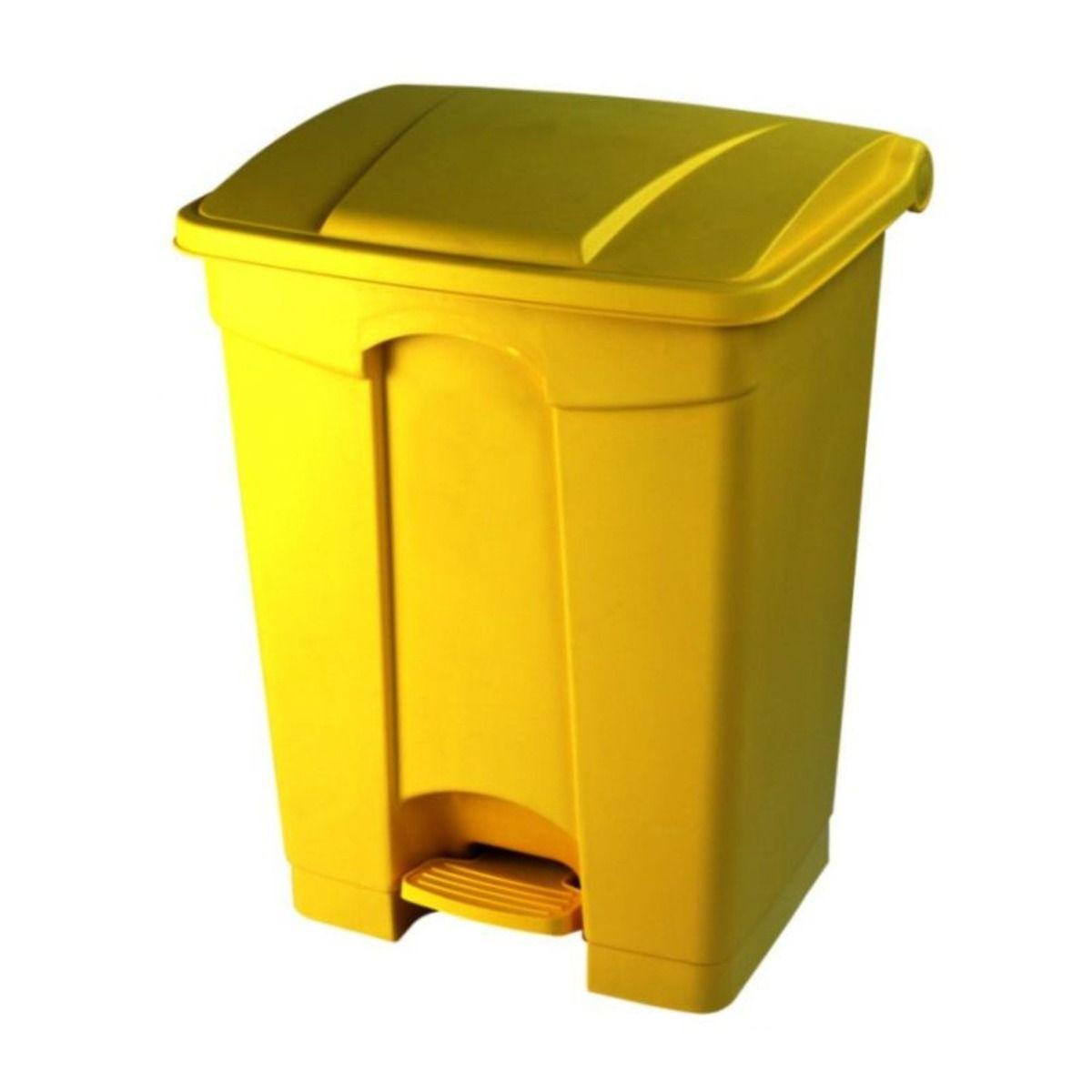 Sackholder Yellow 68 litre Plastic Step On Pedal